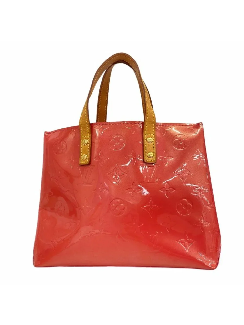 Louis Vuitton Handbag Vernis Reed PM Framboise